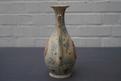 A Vietnamese blue, white and red ewer, Hoi An Hoard, 15th C.